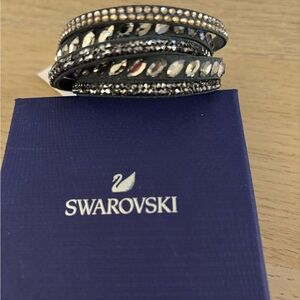 Swarovski Black and Silver Crystal Bracelet